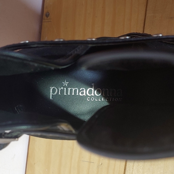 Primadonna collection black peep toe heels, size 37 EU - Picture 11 of 11
